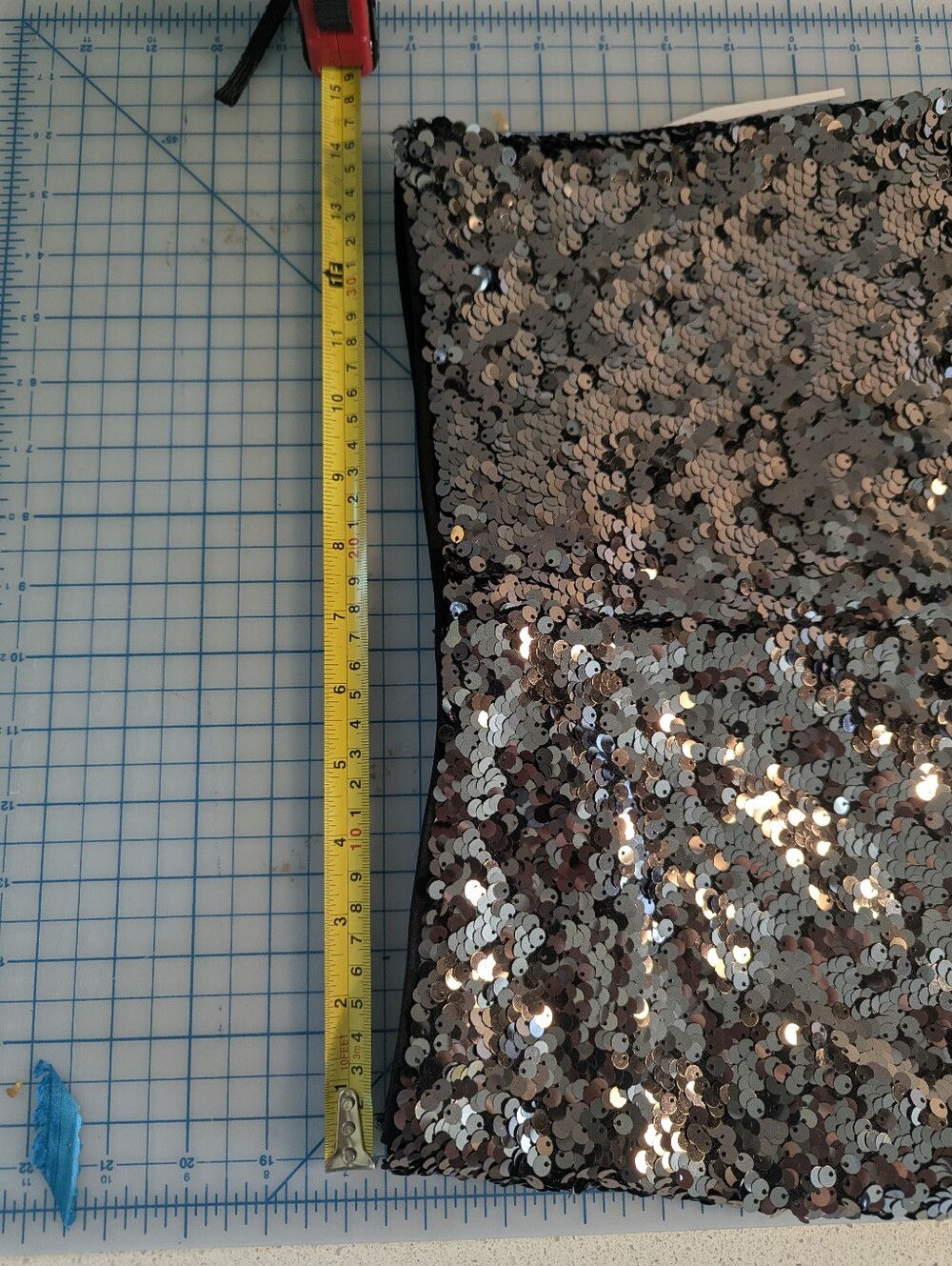 H&M silver/Black Sequined Blazer and Pants Set